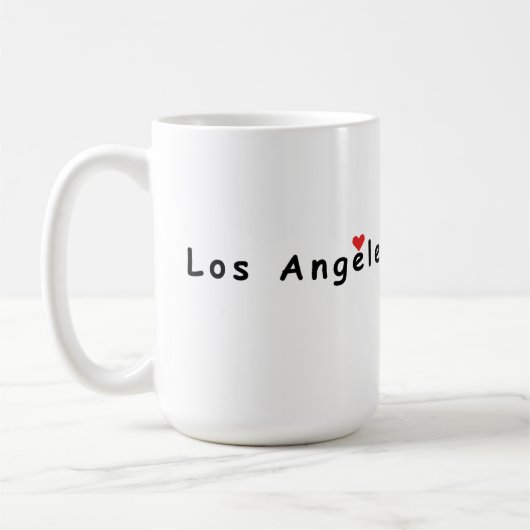 I Liebe Los Angeles Kaffeetasse (Links)