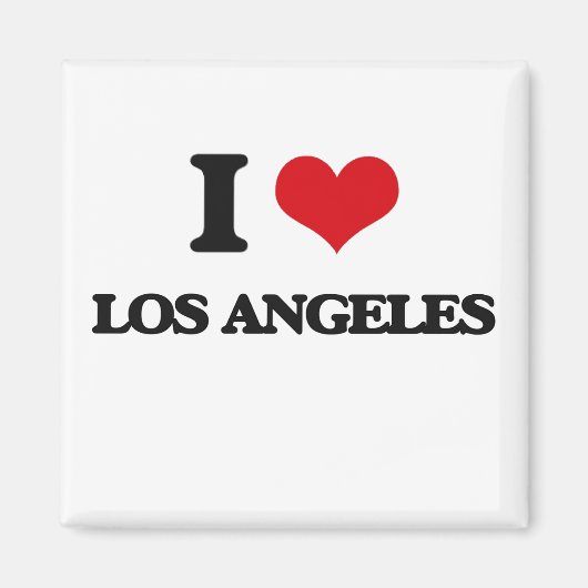 I Liebe Los Angeles Magnet (Vorne)