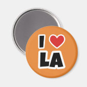 I Liebe Los Angeles Magnet (Vorderseite/Rückseite)
