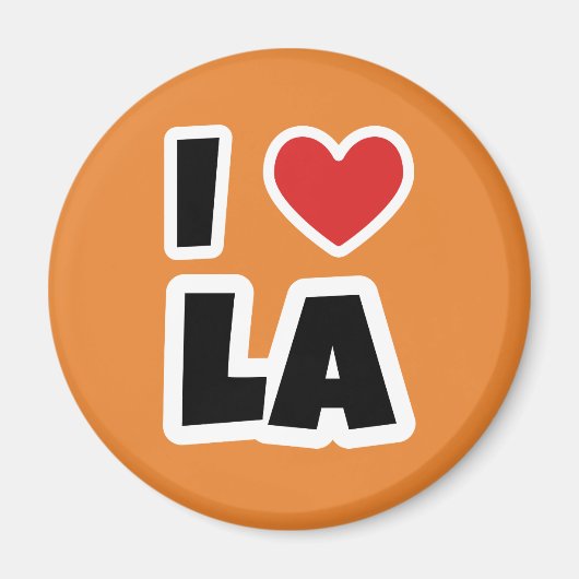 I Liebe Los Angeles Magnet (Vorne)