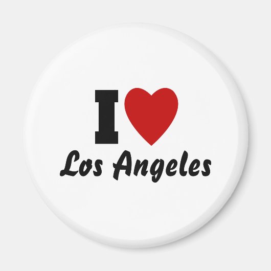 I Liebe Los Angeles Magnet (Vorne)