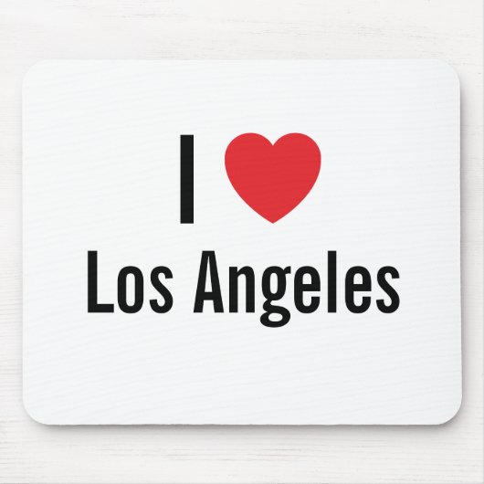 I Liebe Los Angeles Mousepad (Vorne)