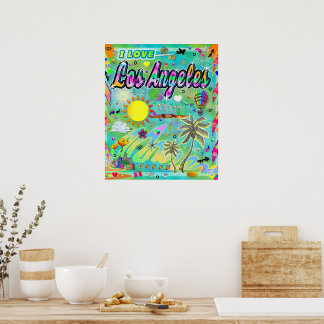 I LIEBE Los Angeles Nu Era Poster