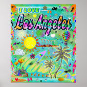 I LIEBE Los Angeles Nu Era Poster (Vorne)