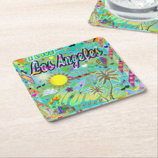 I LIEBE Los Angeles Nu Era Untersetzer