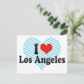 I Liebe Los Angeles Postkarte (Stehend Vorderseite)