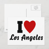 I Liebe Los Angeles Postkarte (Vorne/Hinten)