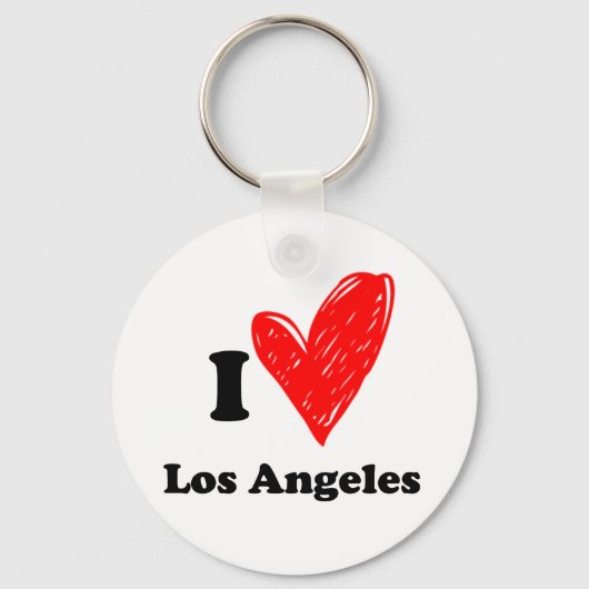 I Liebe Los Angeles Schlüsselanhänger (Vorderseite)