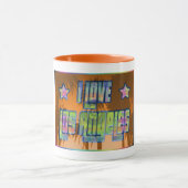 I LIEBE Los Angeles Schöne Orange Sunset Tasse (Zentrum)