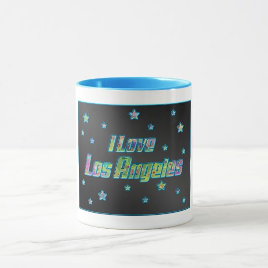 I Liebe Los Angeles Smile Stars Tasse Cup (Zentrum)
