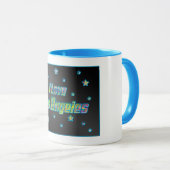 I Liebe Los Angeles Smile Stars Tasse Cup (VorderseiteRechts)