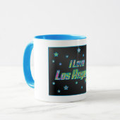 I Liebe Los Angeles Smile Stars Tasse Cup (Vorderseite Links)