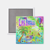 I LIEBE Los Angeles Timeless Melody Magnet (Vorderseite/Rückseite)