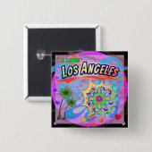 I LIEBE Los Angeles True Progress Button (Vorne & Hinten)