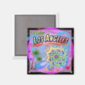 I LIEBE Los Angeles True Progress Magnet (Vorderseite/Rückseite)