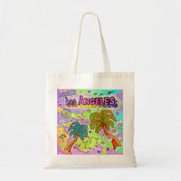 I LIEBE Los Angeles Urlaub Zieltote Tasche
