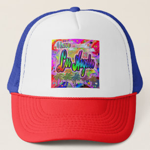 I LIEBE Los Angeles Vista Express Hat Truckerkappe
