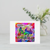 I LIEBE Los Angeles Vista Express Postkarte (Stehend vorne)