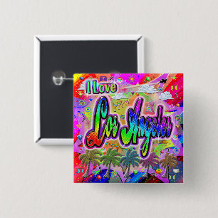 I LIEBE Los Angeles Vista Express Schaltfläche Button