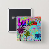 I LIEBE Los Angeles Vivid Romance Button (Vorne & Hinten)
