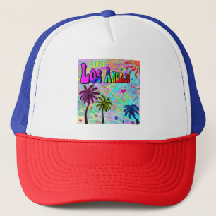 I LIEBE Los Angeles Vivid Romance Hat Truckerkappe