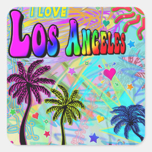 I LIEBE Los Angeles Vivid Romance Sticker