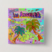 I LIEBE Los Angeles - Zielschaltfläche Button (Vorderseite)