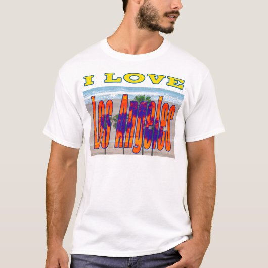 I LIEBE Los- AngelesT - Shirt 2 (Vorderseite)