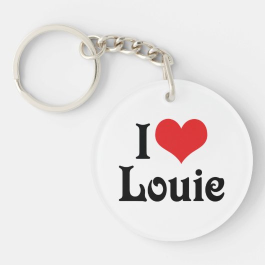 I Liebe Louie Schlüsselanhänger (Vorderseite)