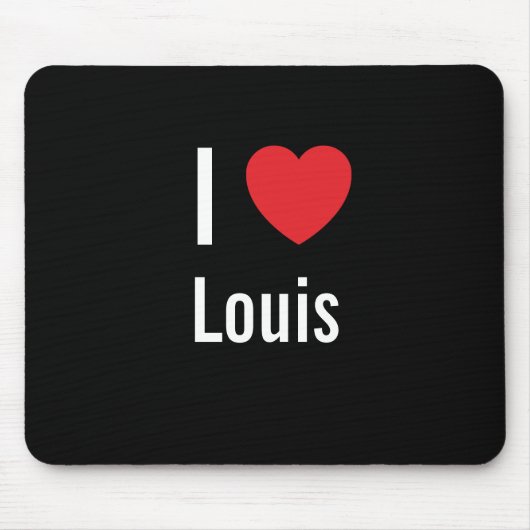I Liebe Louis Mousepad (Vorne)