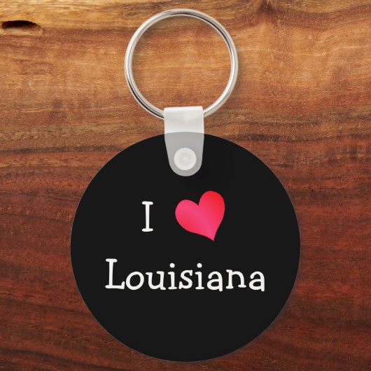 I Liebe Louisiana Schlüsselanhänger (Vorderseite)
