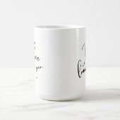 "I Liebe love you" Hübsch handgeschriebene Typogra Kaffeetasse (Mittel)