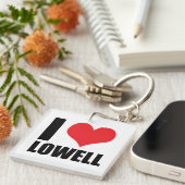 I Liebe Lowell Schlüsselanhänger (Vorderseite rechts)