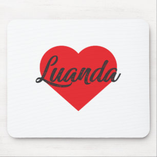 I Liebe Luanda - Angola Mousepad