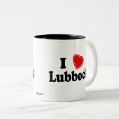 I Liebe Lubbock Zweifarbige Tasse (VorderseiteRechts)