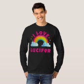 I Liebe Lucifer Shirts Sarcastic Rainbow Funny Ret (Vorne ganz)