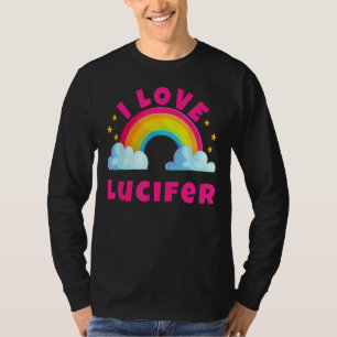 I Liebe Lucifer Shirts Sarcastic Rainbow Funny Ret
