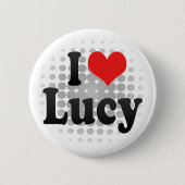 I Liebe Lucy Button (Vorderseite)
