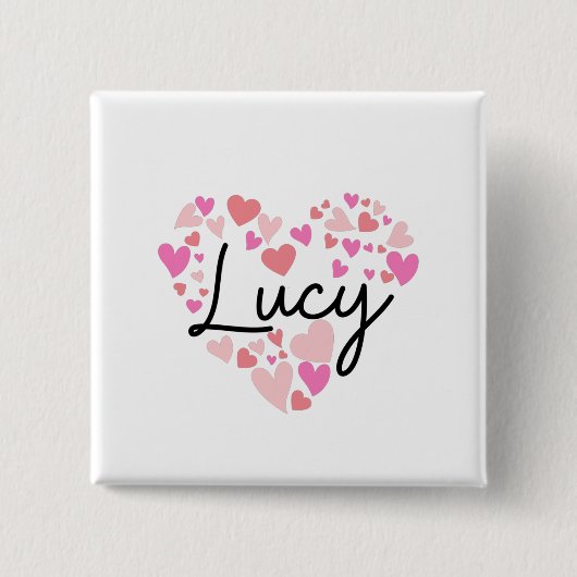 I Liebe Lucy Button (Vorderseite)