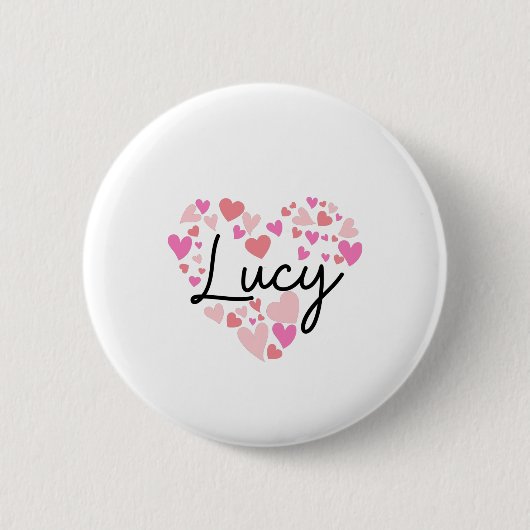I Liebe Lucy Button (Vorderseite)