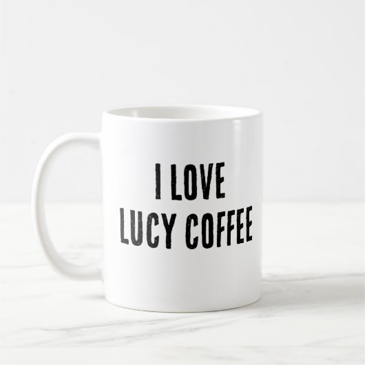 I Liebe Lucy Coffee Tasse (Links)