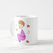 I Liebe Lucy Kaffeetasse (Vorderseite Links)