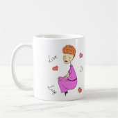 I Liebe Lucy Kaffeetasse (Links)