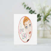 I Liebe Lucy Postkarte (Stehend Vorderseite)