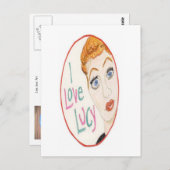 I Liebe Lucy Postkarte (Vorne/Hinten)