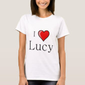 I Liebe Lucy T-Shirt (Vorderseite)