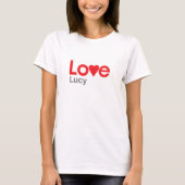 I Liebe Lucy T-Shirt (Vorderseite)
