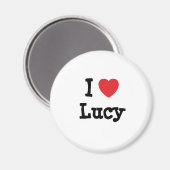 I Liebe Lucy T - Shirt Magnet (Vorderseite/Rückseite)