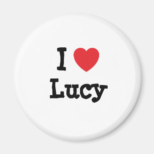 I Liebe Lucy T - Shirt Magnet