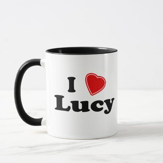 I Liebe Lucy Tasse (Links)